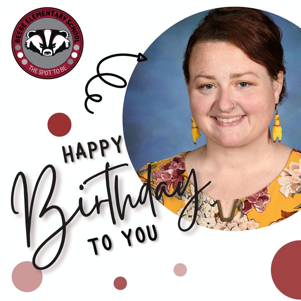 Happy Birthday to one of our 4th-grade teachers, Mrs. Larson!🧁