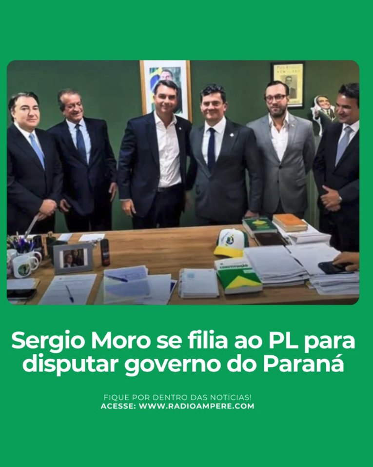 1. Sérgio Moro, em depoimento à PF, diz que Jair Bolsonaro usou o governo para blindar Flávio Bolsonaro.

2. Sérgio Moro, AO LADO de Flávio Bolsonaro, se filiando ao mesmo partido.