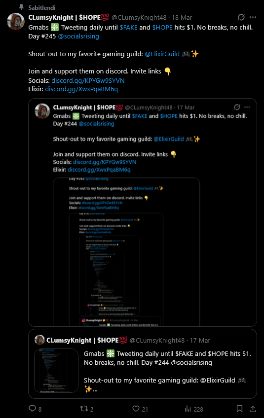 CLumsyKnight | $HOPE💯 tweet media