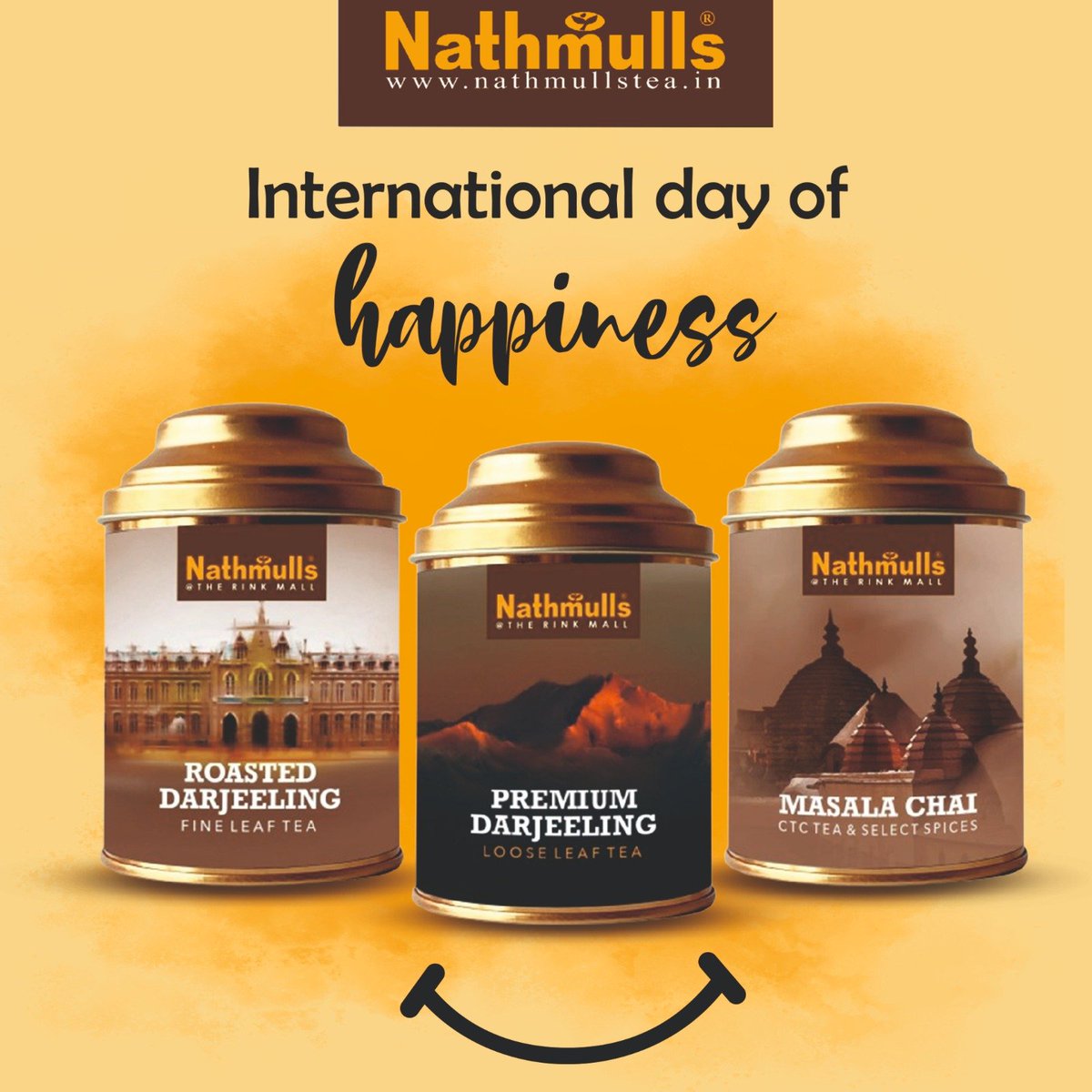 Happiness is a warm cup of tea ☕
Sip slowly, breathe deeply, and enjoy the little moments that make life beautiful. 

#HappinessDay #tealover☕ #NathmullsTea #teatime #internationalhappinessday