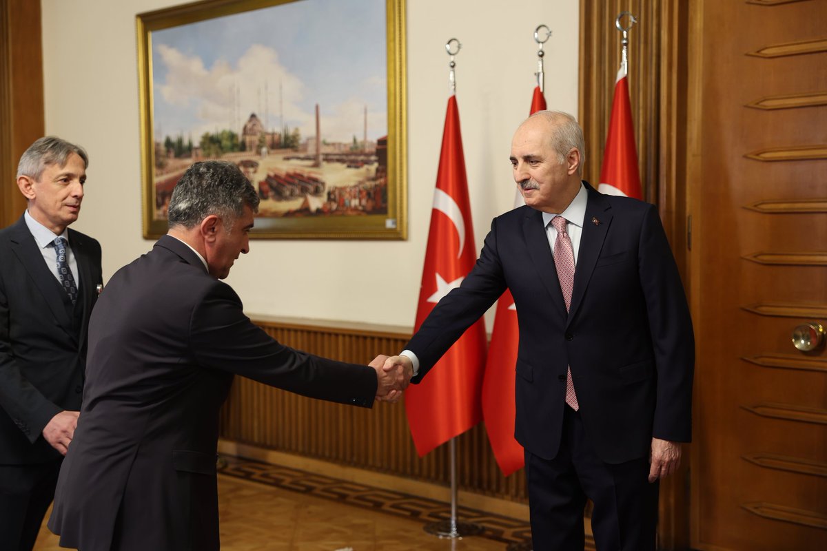 Türkiye Büyük Millet Meclisi Başkanı, Sn. Numan Kurtulmuş Başkanımla  Bayramlaşma...