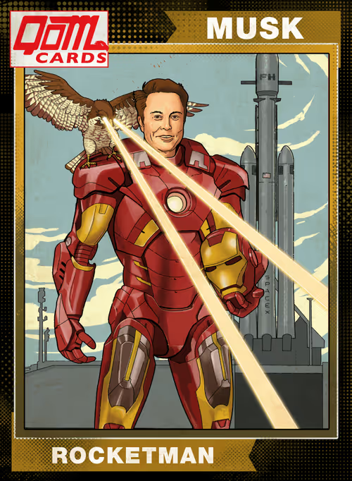 Speculation?

Everything has layers, and you're stuck on the first one.

While you were busy making BTC predictions, some people were going straight to the source.

Not by chance, tested many times.

QOM Elon Musk, Rocketman 1 of 8

The Mastermind. 
The Architect of a Quantum New