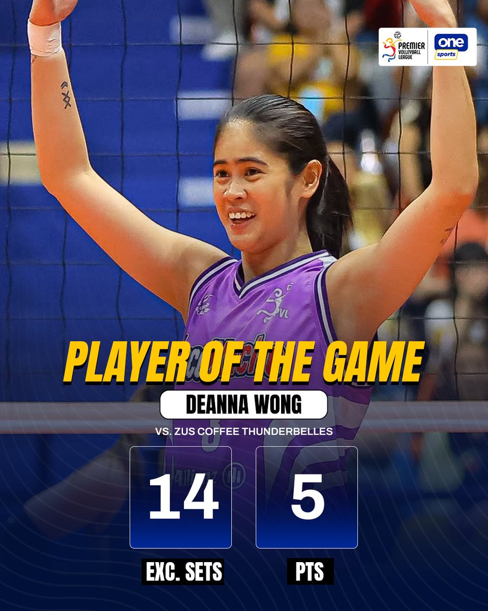 OneSportsPHL's tweet photo. PURPLE POWER 🍫

The Choco Mucho Flying Titans cap off their preliminary round campaign with a rousing four-set win over the ZUS Coffee Thunderbelles in the 2026 PVL All-Filipino Conference!

#PVL2026 #TheHeartOfVolleyball https://t.co/3VyK3hs9RV