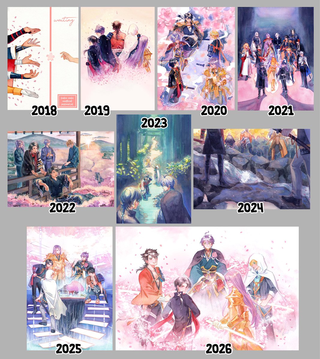 jayindigo_'s tweet image. My 10th anniversary with tkrb was a few days ago 🥳
It’s a big milestone for me, but I still haven’t figured out what to do so I will talk about the starters pieces that I have made over the years, since it’s the most consistent mark to showcase my journey with tkrb 💦