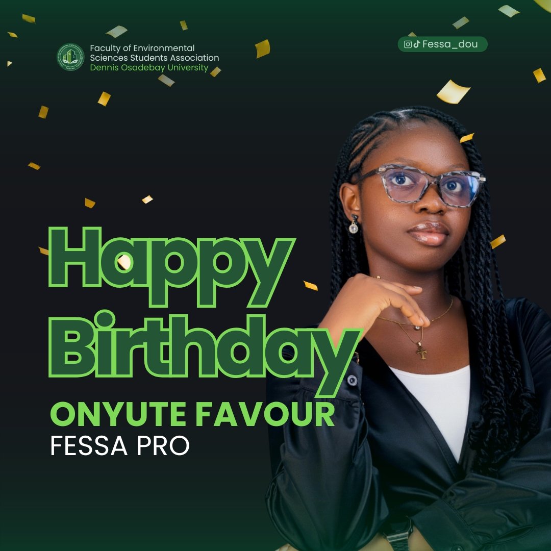 fessa_dou's tweet photo. Happy birthday to our very own voice behind the scene, Onyute Favour.
Your energy, creativity and dedication keeps FESSA alive every single day . We see efforts , we appreciate you and today we celebrate you Big🎂🎂🎂.
Wishing you everything good in life. Happy birthday 🎂🎂 PRO https://t.co/HyOEIIc7AY