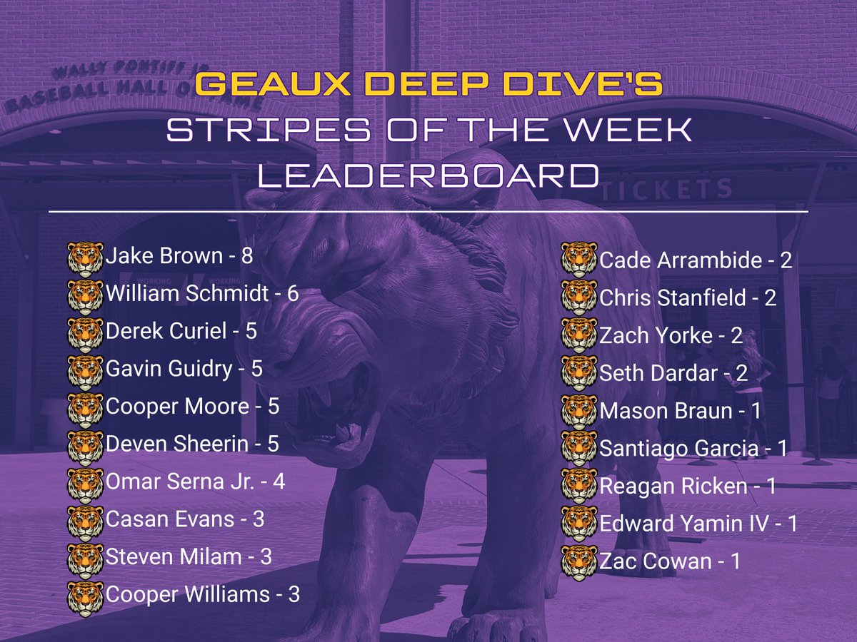 Geaux Deep Dive tweet media