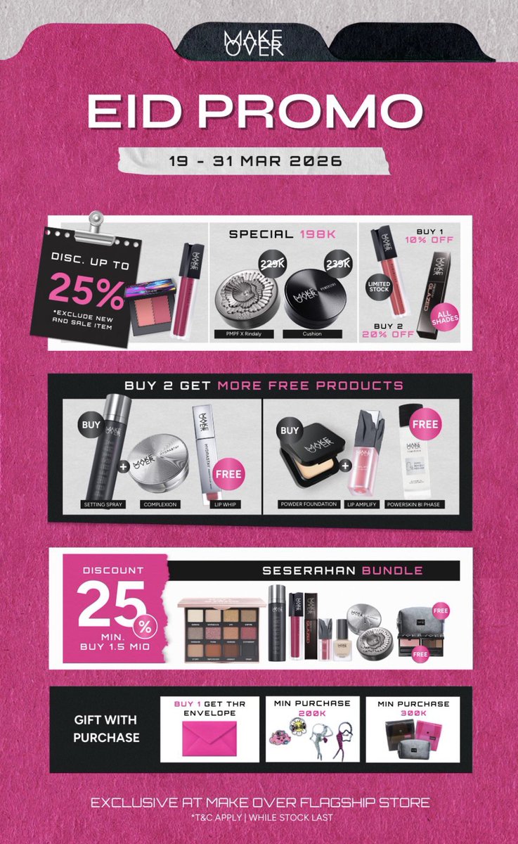 MAKE OVER tweet media