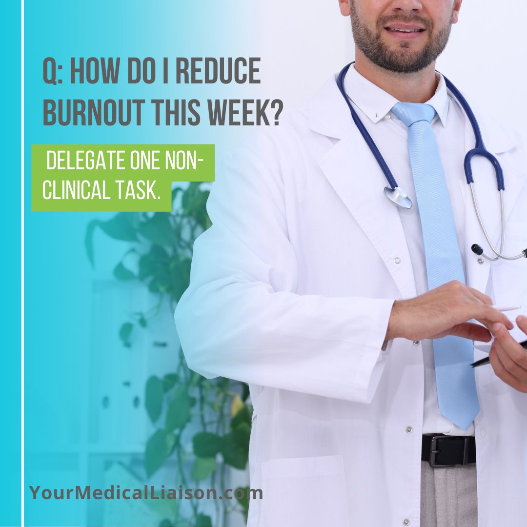 YMLTeam's tweet photo. Q: What’s one burnout fix you can use this week?
A: Delegate 1 non-clinical task.
Inbox, email, admin off your plate = less stress.
We’ll take the marketing.
👉 https://t.co/r6t1ufLZzA

#YourMedicalLiaison #TimeMastery #PhysicianWellBeing https://t.co/WVRZYkejIM