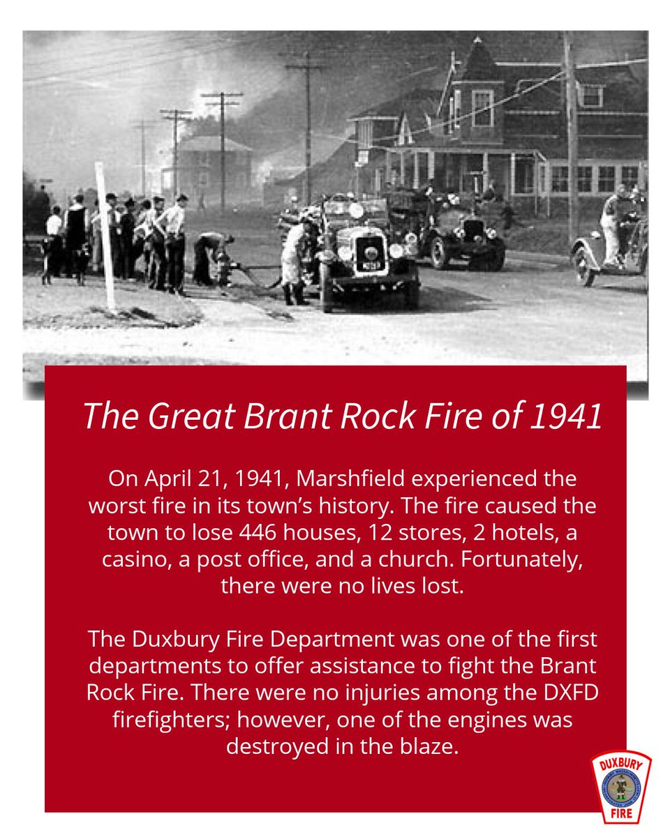 Duxbury Fire PIO tweet media