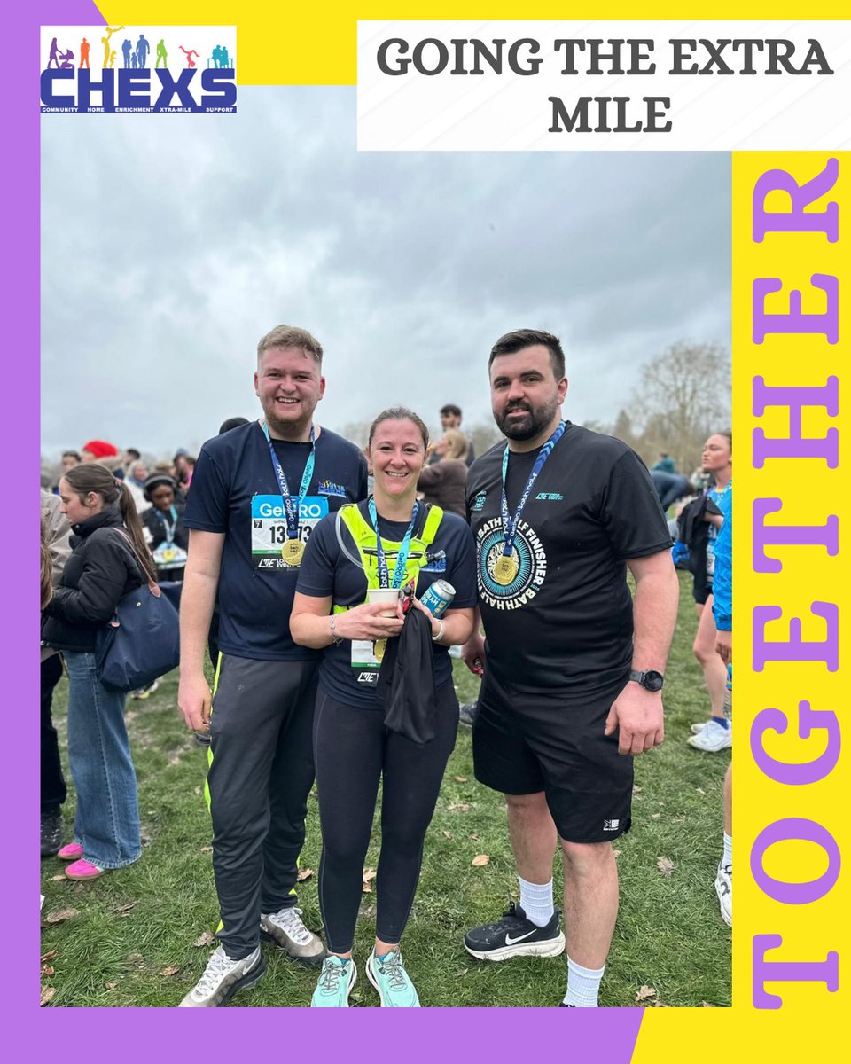 chexsofficial's tweet image. Huge congratulations to our CHEXS runners Liz &amp;amp; Jack who completed the Bath Half Marathon on Sunday 🏃‍♀️🏃‍♂️

There is still time to donate if you haven't already! 

Support Jack - lnkd.in/eXFvRrFN

Support Liz - lnkd.in/eydHEtqA  🧡

#TeamCHEXS #BathHalf #Fundraising