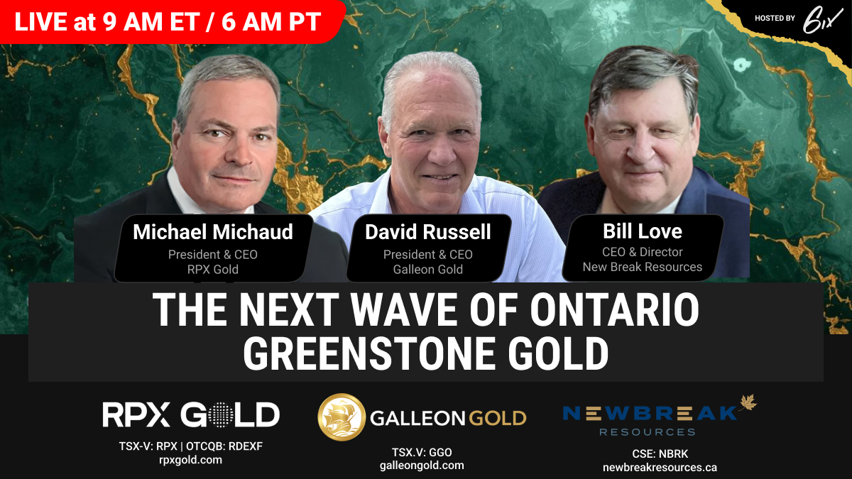 RPXGold's tweet photo. In one hour, join us as we learn about the next wave of companies to gain exposure to Ontario greenstone gold. Hear how these companies are unlocking Ontario’s next major gold opportunities.

Register here: https://t.co/wFICqqvgSL https://t.co/6o06Rr9FSw