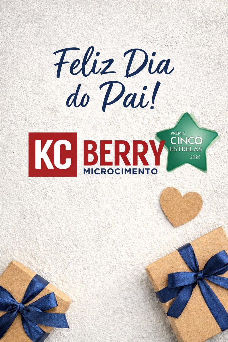 Microcimento's tweet photo. 💙 Feliz Dia do Pai!  

Neste Dia do Pai, queremos celebrar todos os pais que constroem, renovam e transformam espaços com dedicação e talento.
 
Tal como o microcimento cria superfícies resistentes e duradouras, os pais são a base sólida que inspira e constrói o futuro. https://t.co/wD1Sf5LcZl