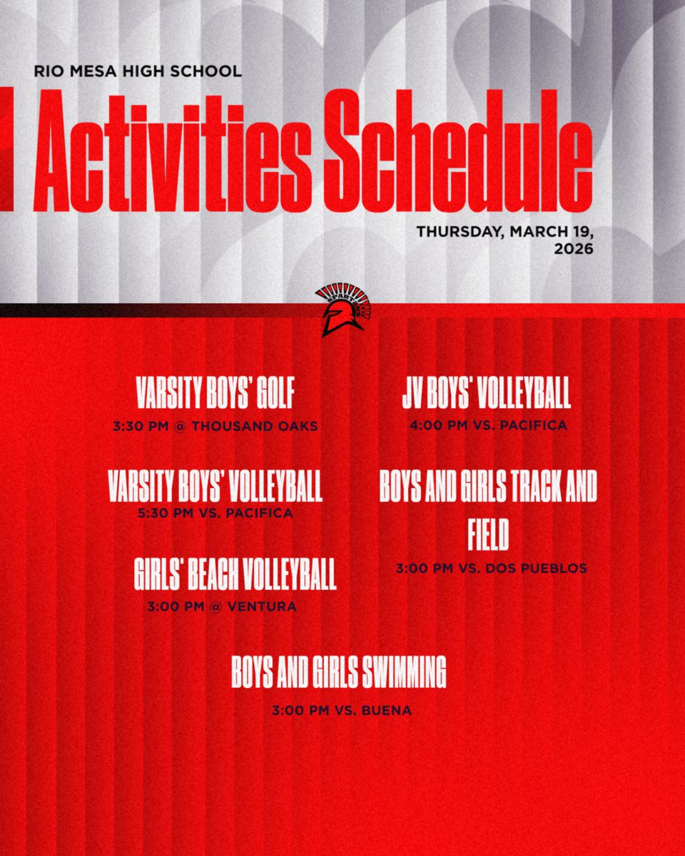 Rio Mesa Athletics tweet media