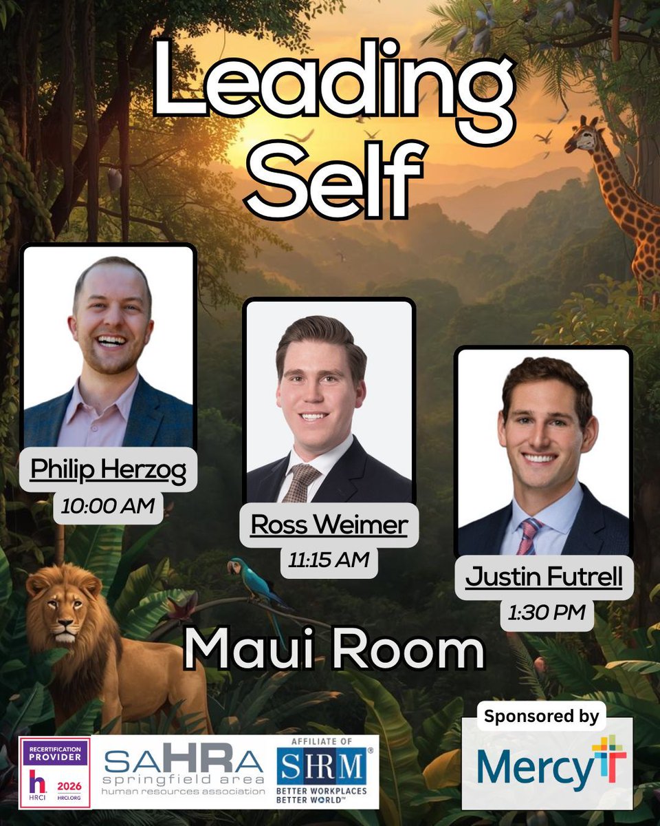 The countdown is officially on.

On April 14, professionals will gather at the Oasis Convention Center for the 2026 Springfield HR &amp; Business Leadership Conference — and this year’s theme says it all: Welcome to the Jungle.

Register here: sahramo.org/event-6393870
