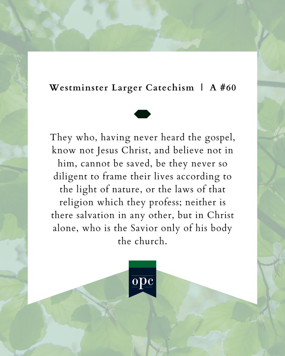 OPC | Orthodox Presbyterian Church tweet media