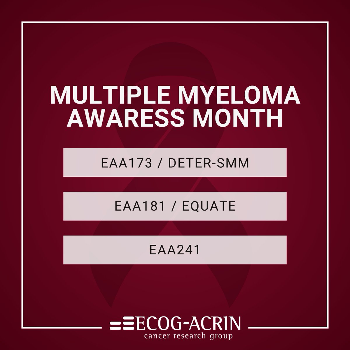 ECOG-ACRIN Cancer Research Group tweet media