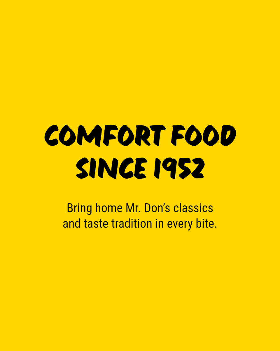 MrDonRestaurant's tweet photo. Craving a trip down memory lane? Order your favorite classic American comfort food from Mr. Don's and bring home a taste of tradition and warmth that's been perfect since 1952. What's your go-to comfort dish?

Click Here to Order https://t.co/TVy5Jc5EfF #battlecreekeats https://t.co/cPTGxyXzl5