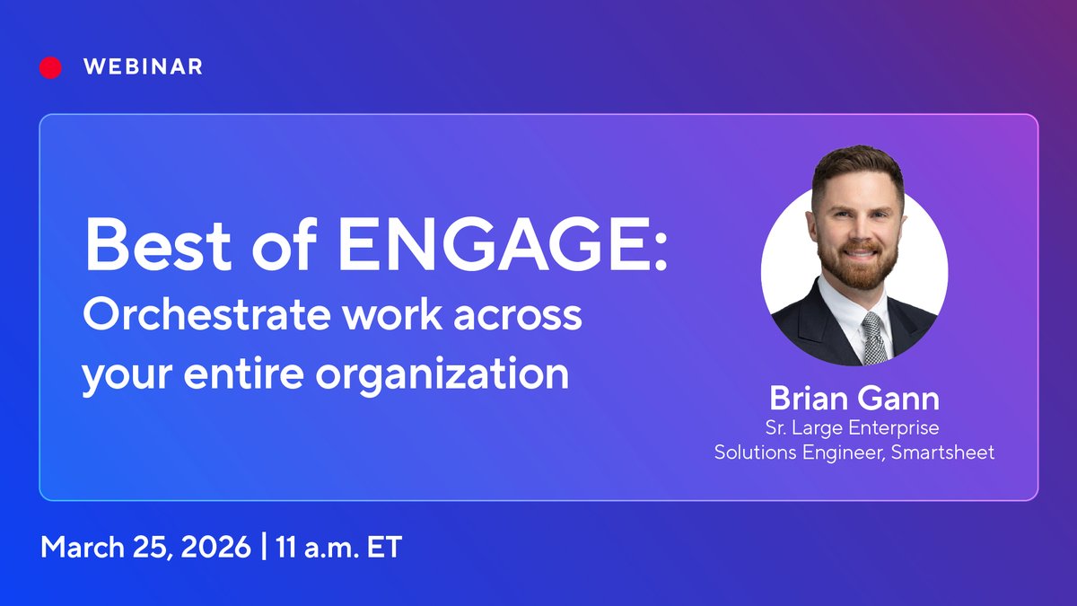 Smartsheet tweet media