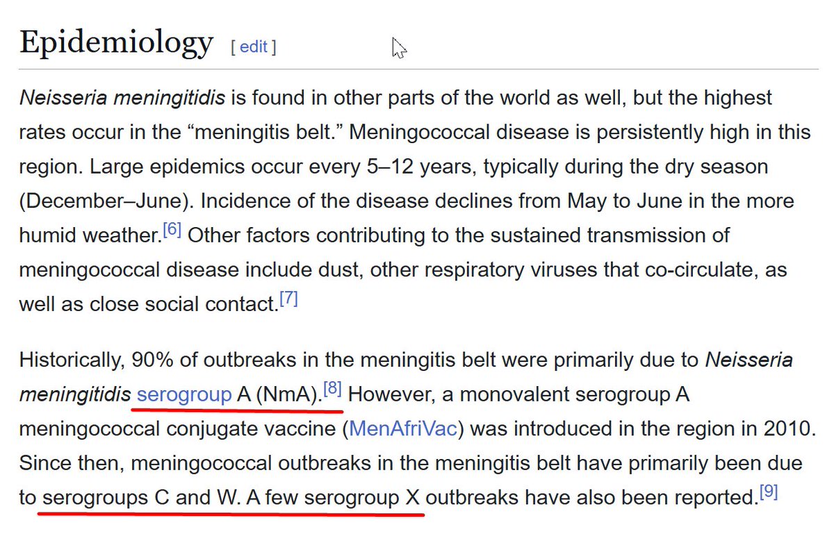 Racist: "How can we blame black people for the meningitis breakout in Kent?"

Except the UK outbreak is serogroup B, which is almost non-existent in the African meningitis belt.

Daft racist.