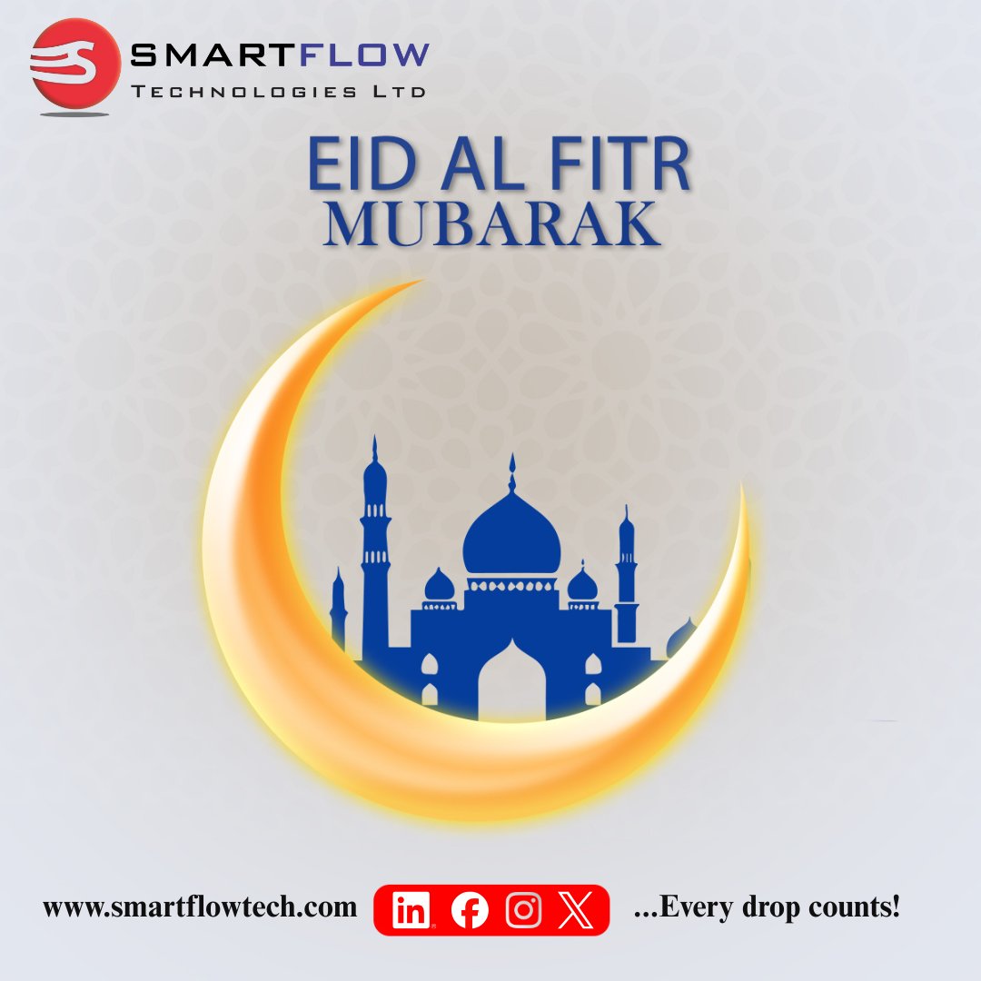 Wishing all our Muslims partners, friends and family a happy Eid Al- Fitr celebration

#EidMubarak #SmartflowTechnologies #EveryDropCounts #Automation #OilAndGasIndustry