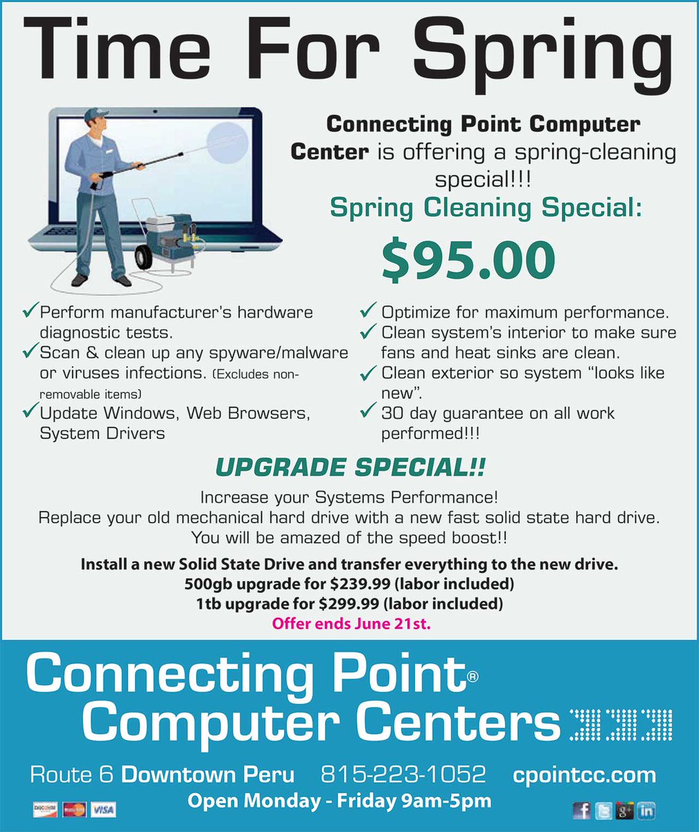 cpointccivnet's tweet image. Time for Spring Cleaning cpointcc.com/blog/1612-time… #weprovidesolutions #computerrepair