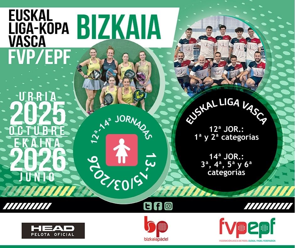 Federación Vasca Pádel-Euskal Padel Federazioa tweet media