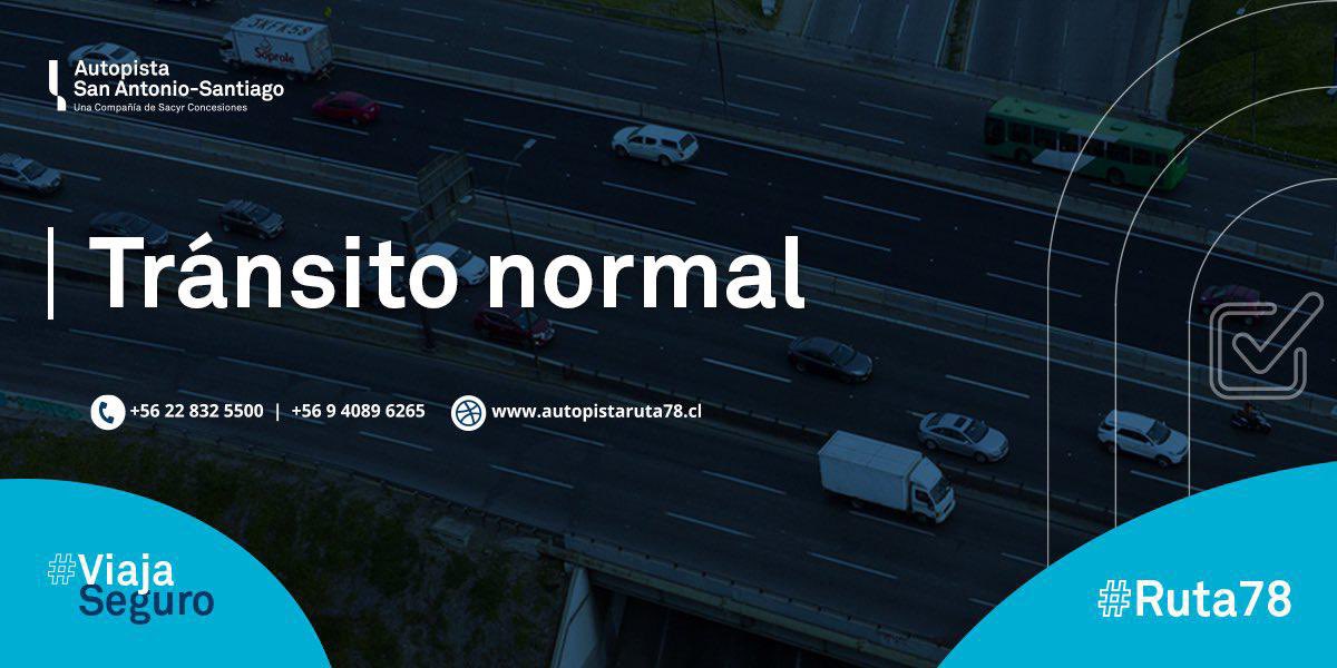 Autopista San Antonio - Santiago, #Ruta78 tweet media