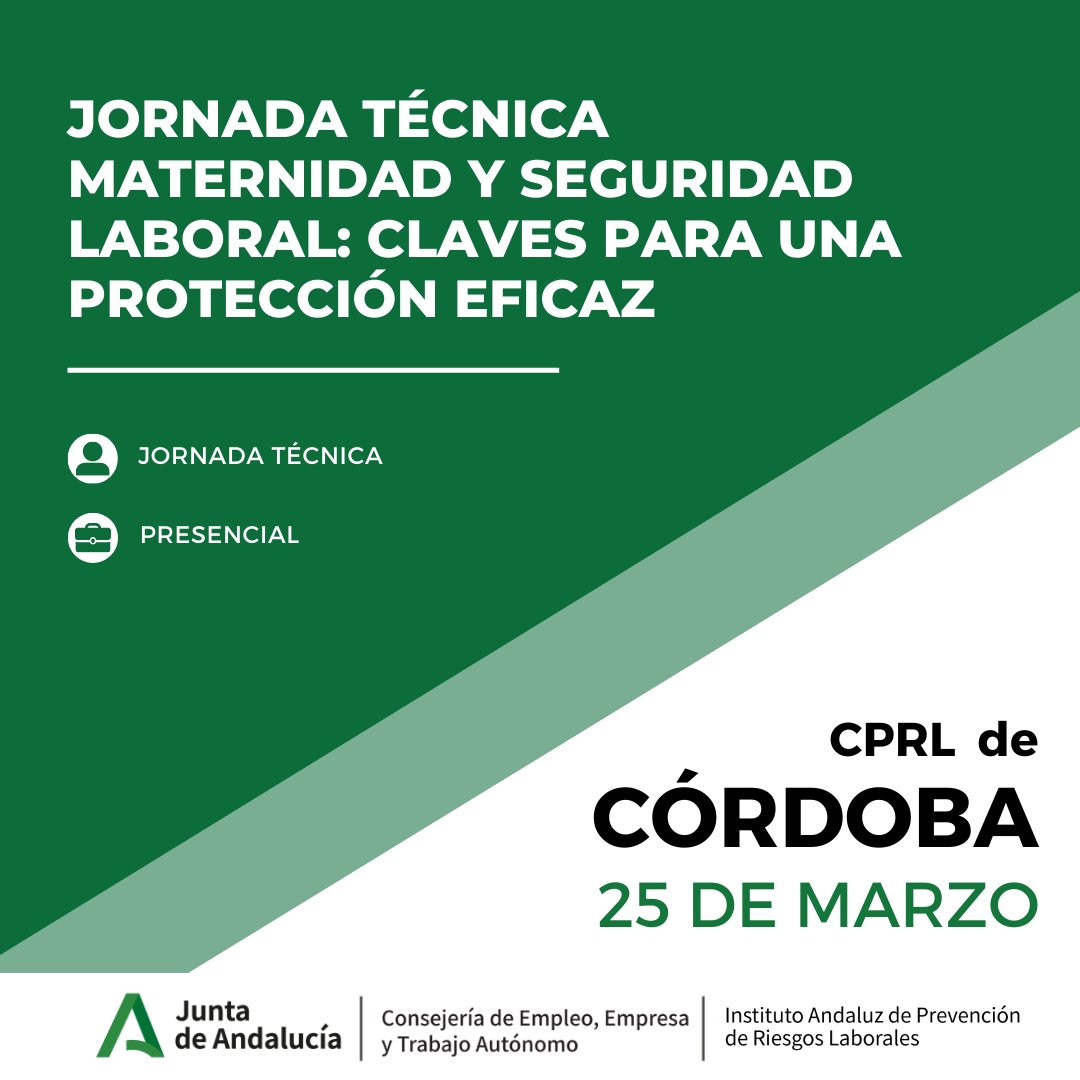 Inst. Andaluz de Prevención de Riesgos Laborales tweet media