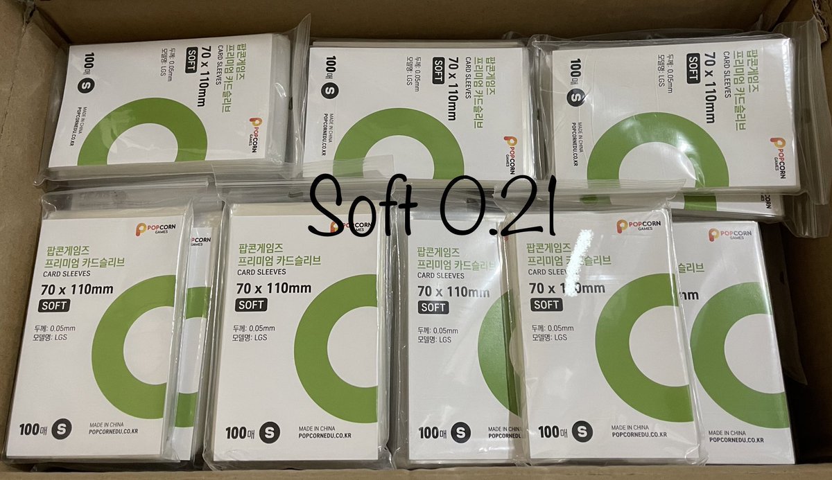 팝콘게임즈 미개봉 카드 소프트 슬리브양도 5687 popcornCard sleeves Soft

🧡1set (100매) 0.18

반택cu 0.19
택배 0.33

poca엔시티nct127더보이즈에스파enhypen txt bts exo세븐틴스트레이키즈skz ateez tbz 블랙핑크 monstax 방탄소년단sf9엔하이픈ive아이브뉴진스엑소cix 르세라핌 보넥도 라이즈