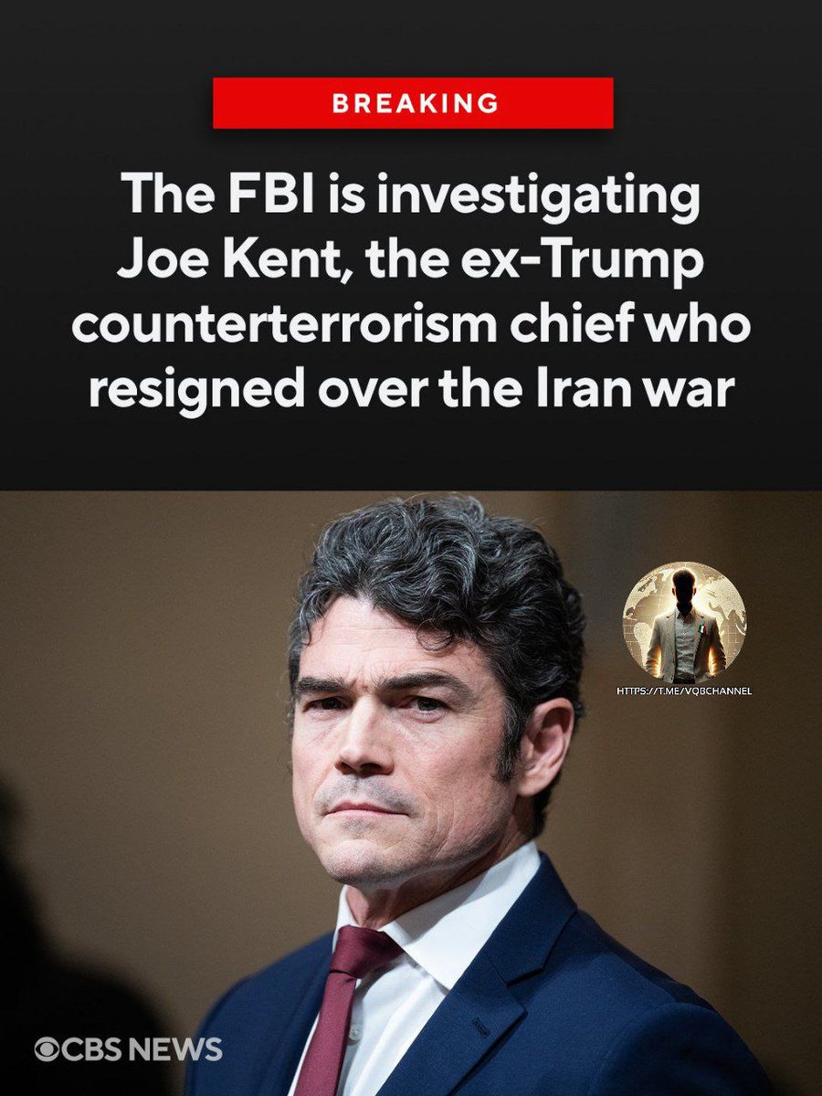 LadyAfro17's tweet photo. 19 marzo 2026, Stati Uniti 

SOTTO INCHIESTA L'EX CAPO DELL'ANTITERRORISMO JOE KENT❗

Pesanti accuse per #Joe_Kent: 

l'FBI starebbe indagando su una presunta fuga di informazioni top-secret che coinvolge l'ex direttore del #NCTC. 

La notizia arriva da fonti interne vicine al caso.

#19marzo #USA #Kent 
#FBI #AmericaNews

https://t.co/NxrmQfLSoe