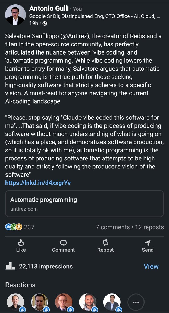 Antonio Gulli tweet media