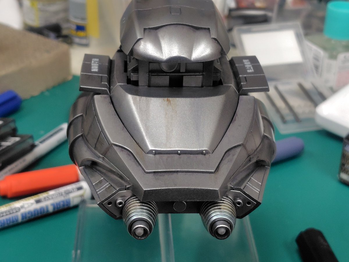 8_tyan's tweet photo. スーパーX　ウェザリング完了♪
ほぼリアルタッチマーカーのみとは見えまい(-_☆) https://t.co/0l2QVALbBy