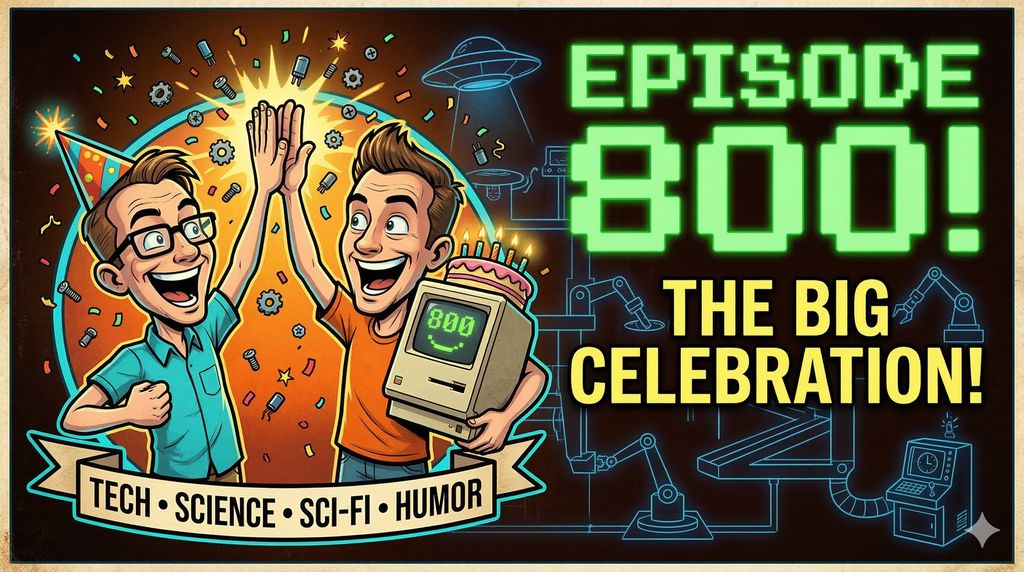 Technorama's tweet photo. Episode 800 is here! Listen, watch, and get all the links from today's show right here. And while you're at it, subscribe for free! https://t.co/YUeFuUlqsA