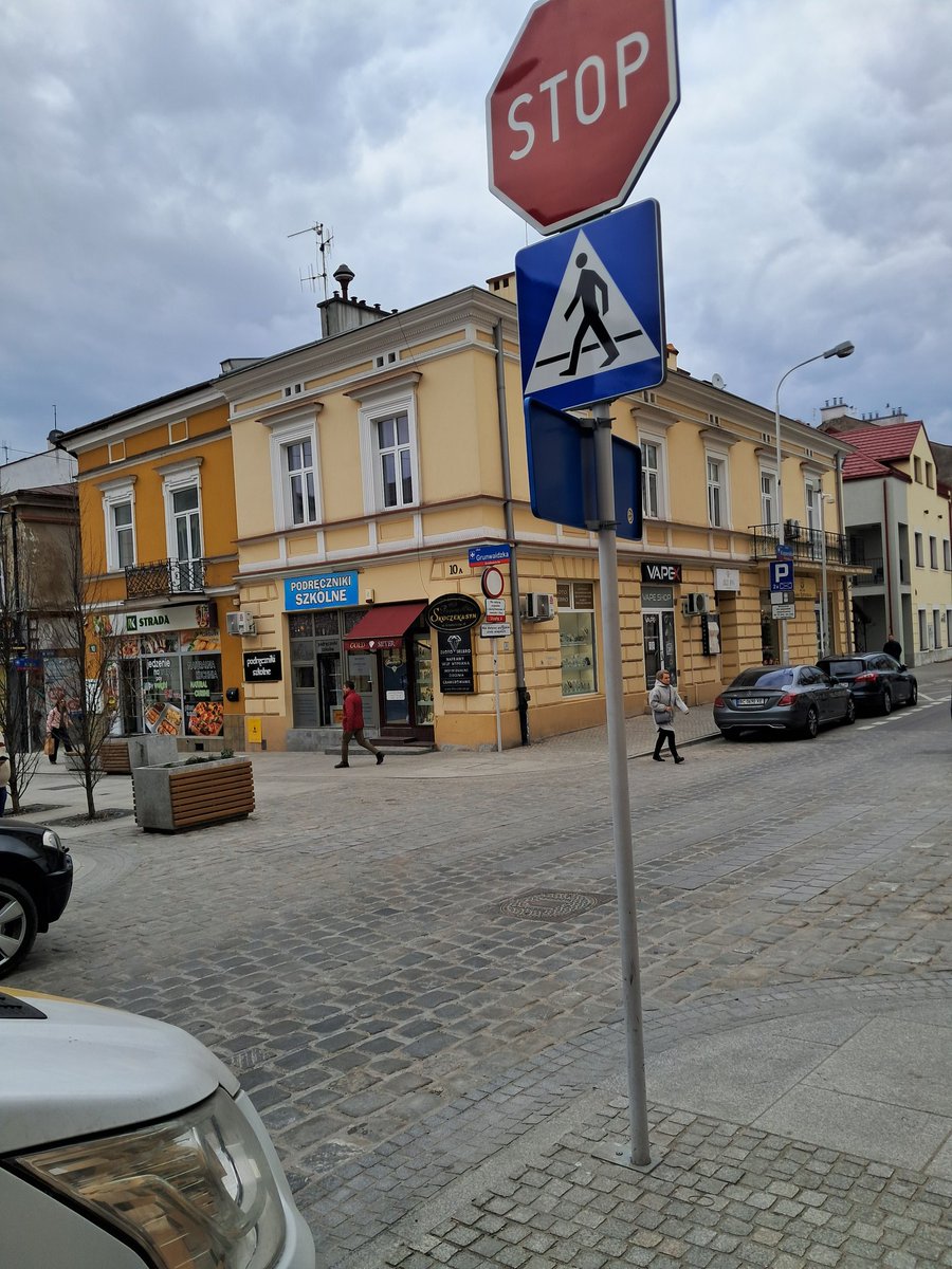 Widzieliście kiedyś znak "stop" przed przejściem dla pieszych?<a href="/PitAgoriusz/">Pit Agoriusz</a>