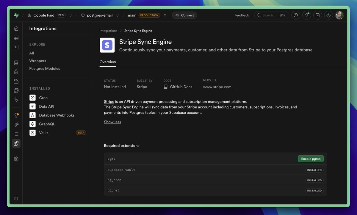 Paul Copplestone - e/postgres tweet media
