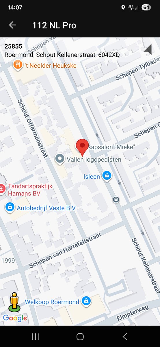 Inzet Rapid Responder op Schout Kellenerstraat in Roermond