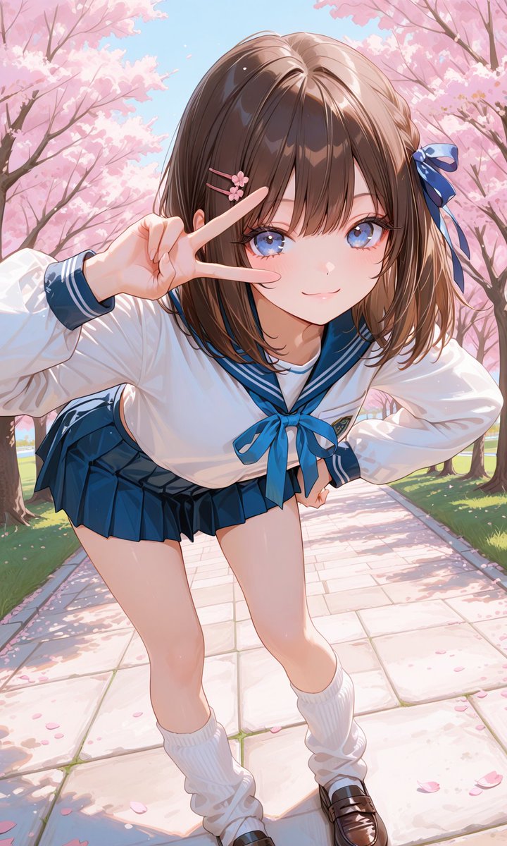 [ 桜の花が咲く頃には、すべての悩みが解決していることを願っています🌸 ]