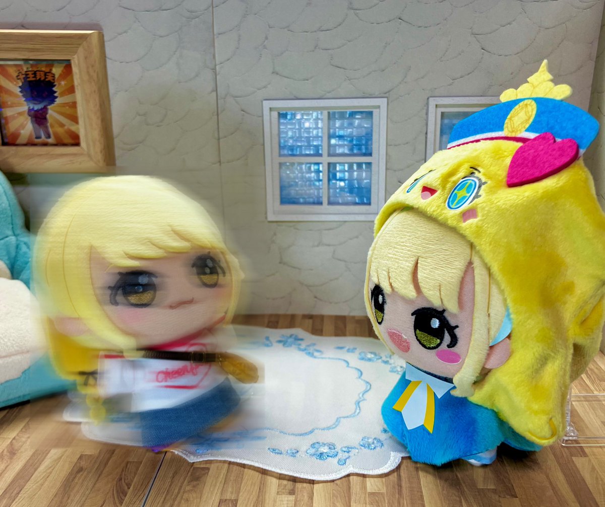 変なの出てきてびっくりしちゃったこちょね