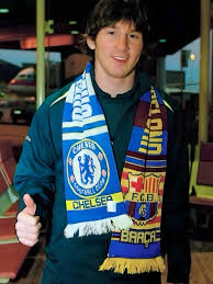 Con razón Messi es hincha del Chelsea, estaba escrito