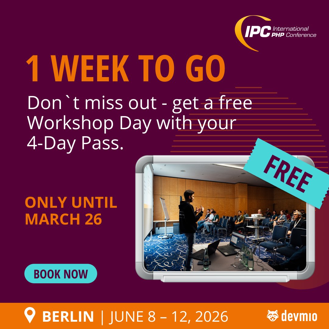 International PHP Conference tweet media