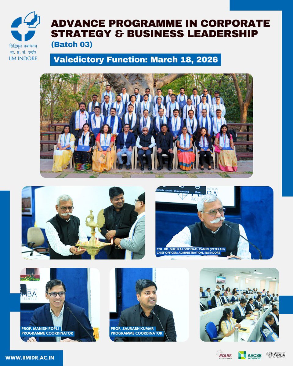 IIM Indore Executive Education tweet media