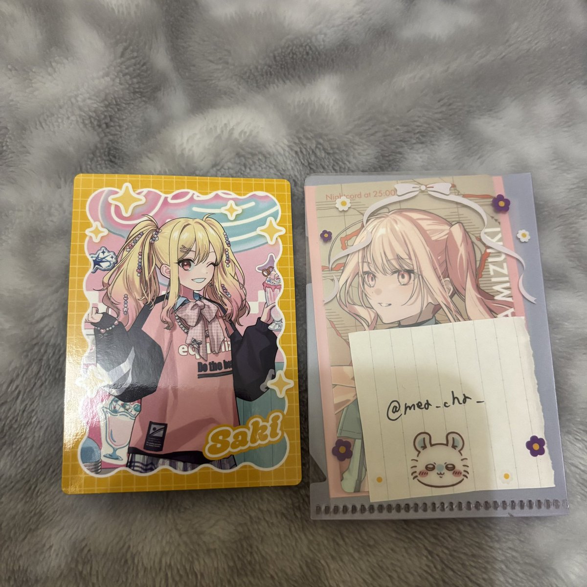 mea_cha_'s tweet photo. @cakekeikucake はじめまして
当方、咲希を所持しております。瑞希との交換は可能でしょうか。ご検討いただけますと幸いです。 https://t.co/pQBbXxNiza
