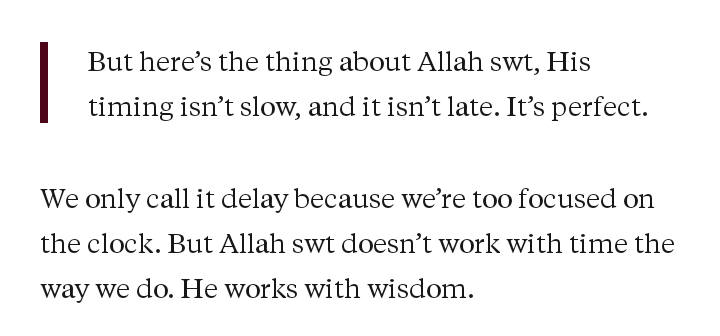 we only call it delay because we're too focused on the clock!