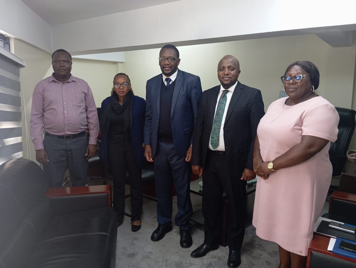 NCIA_KE's tweet photo. The Centre today led by the CEO @Henrykinyanjui paid a courtesy call to the Sports Disputes Tribunal, we were met with the Chairperson Mr. Bernard Murunga &amp; Miriam Wanjiru. Great discussions on collaboration, knowledge exchange &amp; capacity building in sports dispute resolution. https://t.co/yDhp4Bccb9