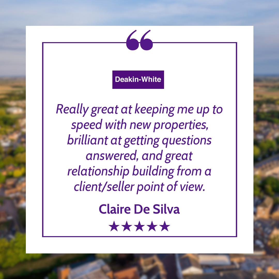 DW_RealEstateUK's tweet image. ⭐️⭐️⭐️⭐️⭐️ We're thrilled to receive such positive feedback from Claire De Silva. Your satisfaction is our priority!
🏡 #5StarReview #CustomerSatisfaction #TopService