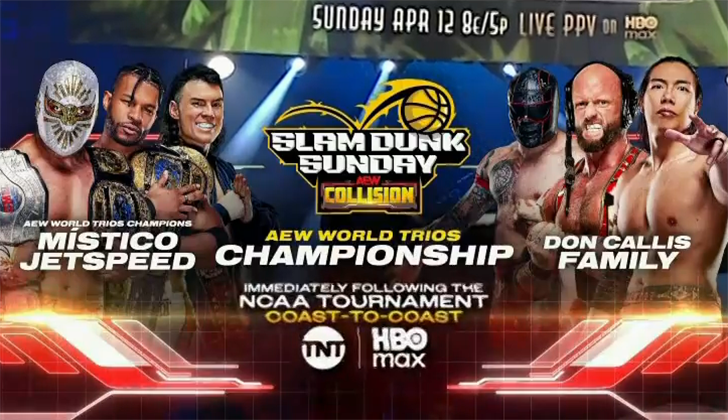 411mania's tweet photo. Spoilers for AEW Collision Slam Dunk Saturday &amp; Sunday: Two Championship Bouts &amp; More -  https://t.co/9LgIzTeTk8 https://t.co/9ng91wmRpC
