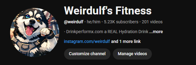 Weirdulf's Fitness tweet media