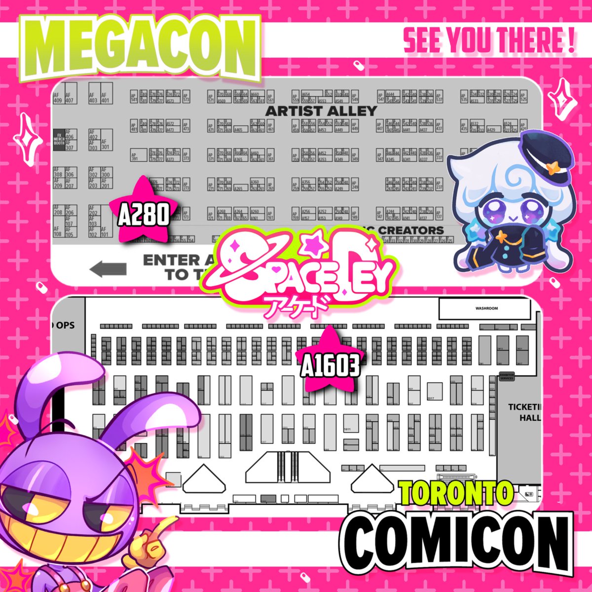 SPACEDEY 💜 Megacon ➤ TorontoCC ➤ TXS Showdown tweet media