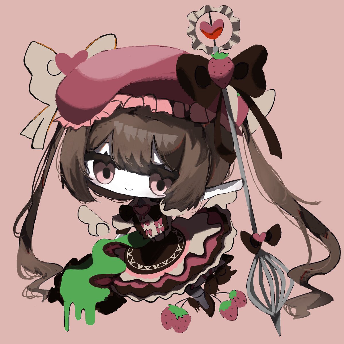 caffeinezai's tweet photo. ○ works ○

宇呂胡乱 https://t.co/P65Y4iY7dF ちゃんのミニキャラ描きました！ 魔法少女❕🍓
キャラデザも担当しております❕そちらはかみんぐすーん

#実績　#illustration
#イラスト https://t.co/rqmhydQvm7