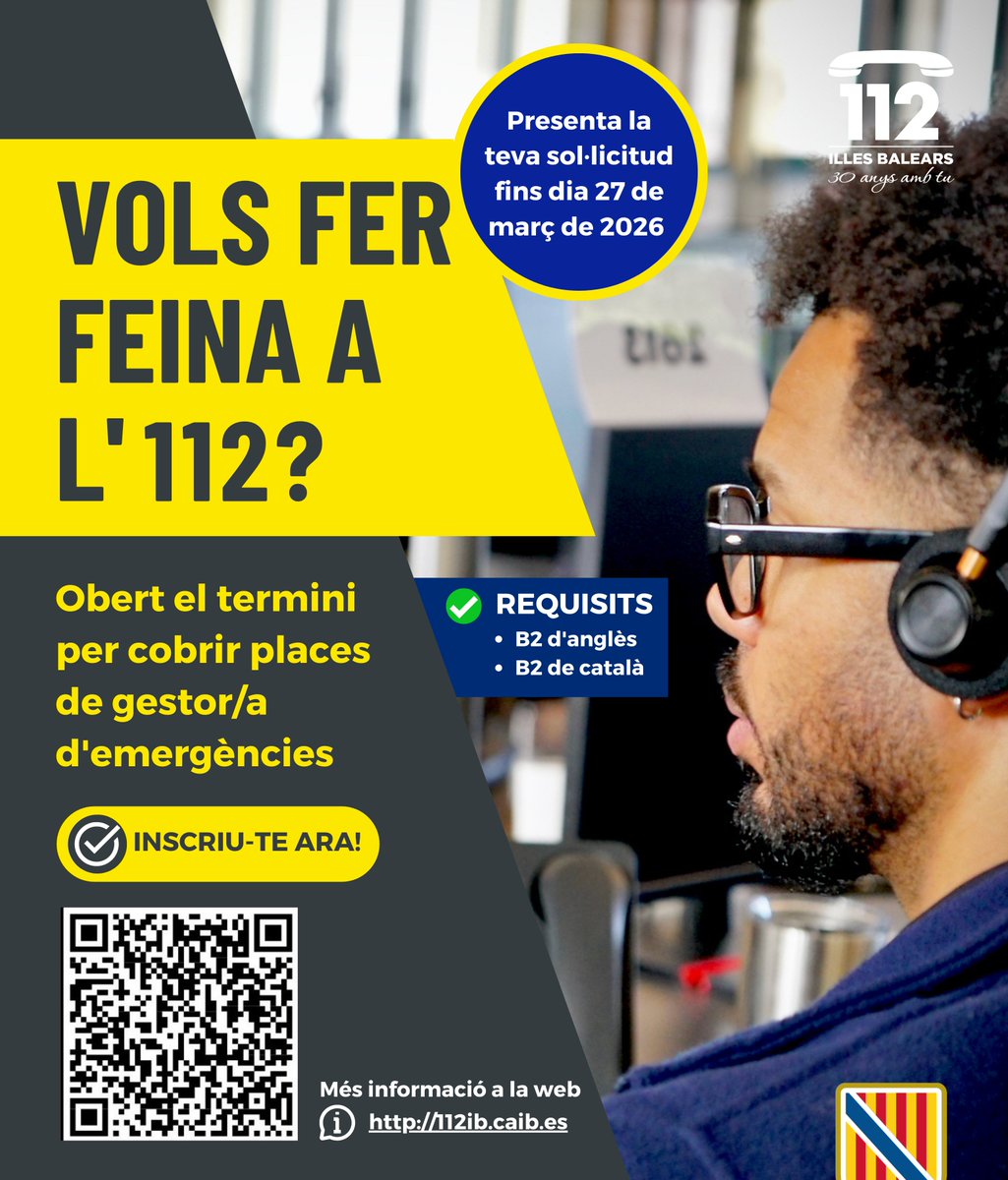 Emergències 112 Illes Balears tweet media